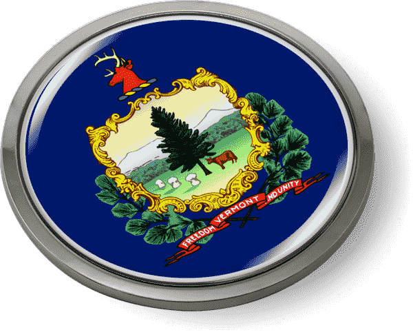 Vermont - State Flag Emblem